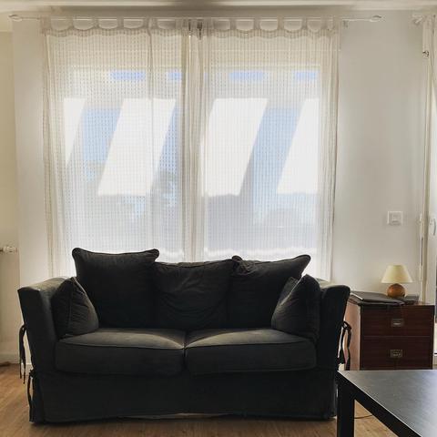 Aménagement séjour d’un appartement de 105m2 livré neuf.