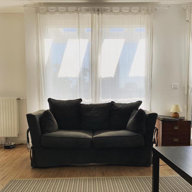 Aménagement séjour d’un appartement de 105m2 livré neuf.