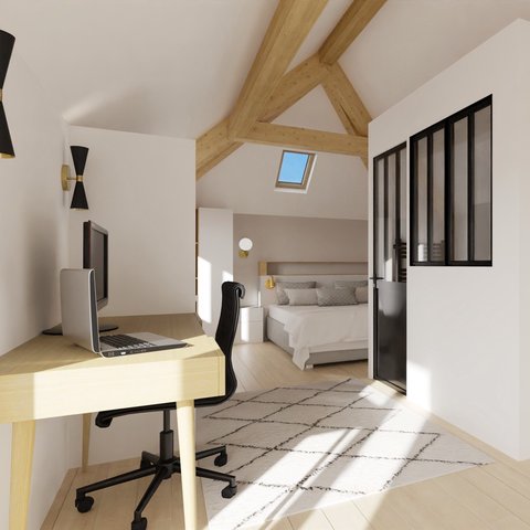 Projet de rénovation d'une suite parentale. Projet de rénovation d'une suite parentale.
