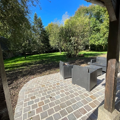 Avant / Après - Terrasse arrière
