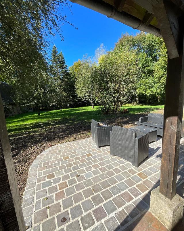 Avant / Après - Terrasse arrière