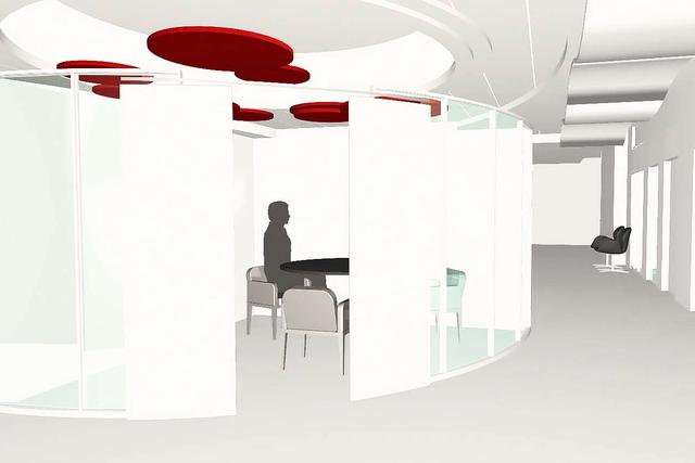 Bureau d’entreprise 3D.