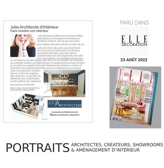 Elle Decoration - Portraits Architecte