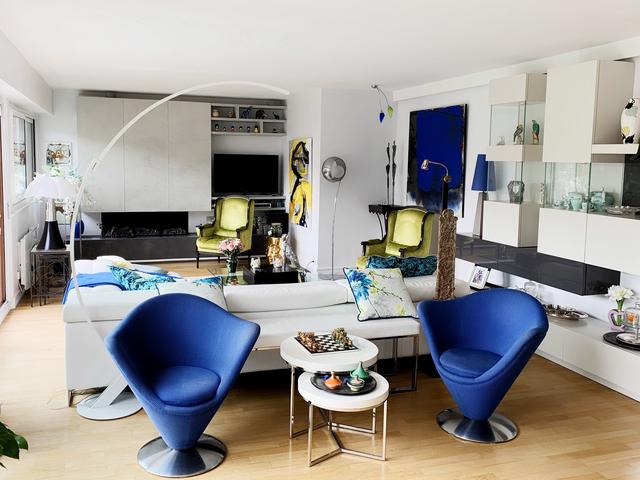 Mobilier design et coloré pour un salon tendance Mobilier design et coloré pour un salon tendance