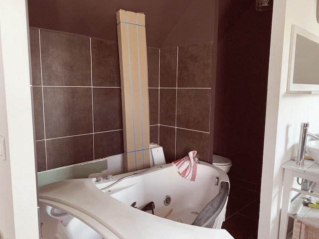 Salle de bain, avant. Salle de bain, avant.