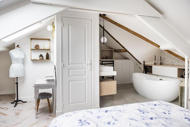 Suite parentale sous combles.