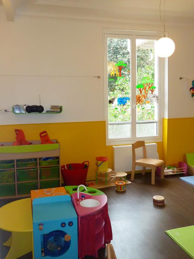 Salle de jeux et d&rsquo;éveil.